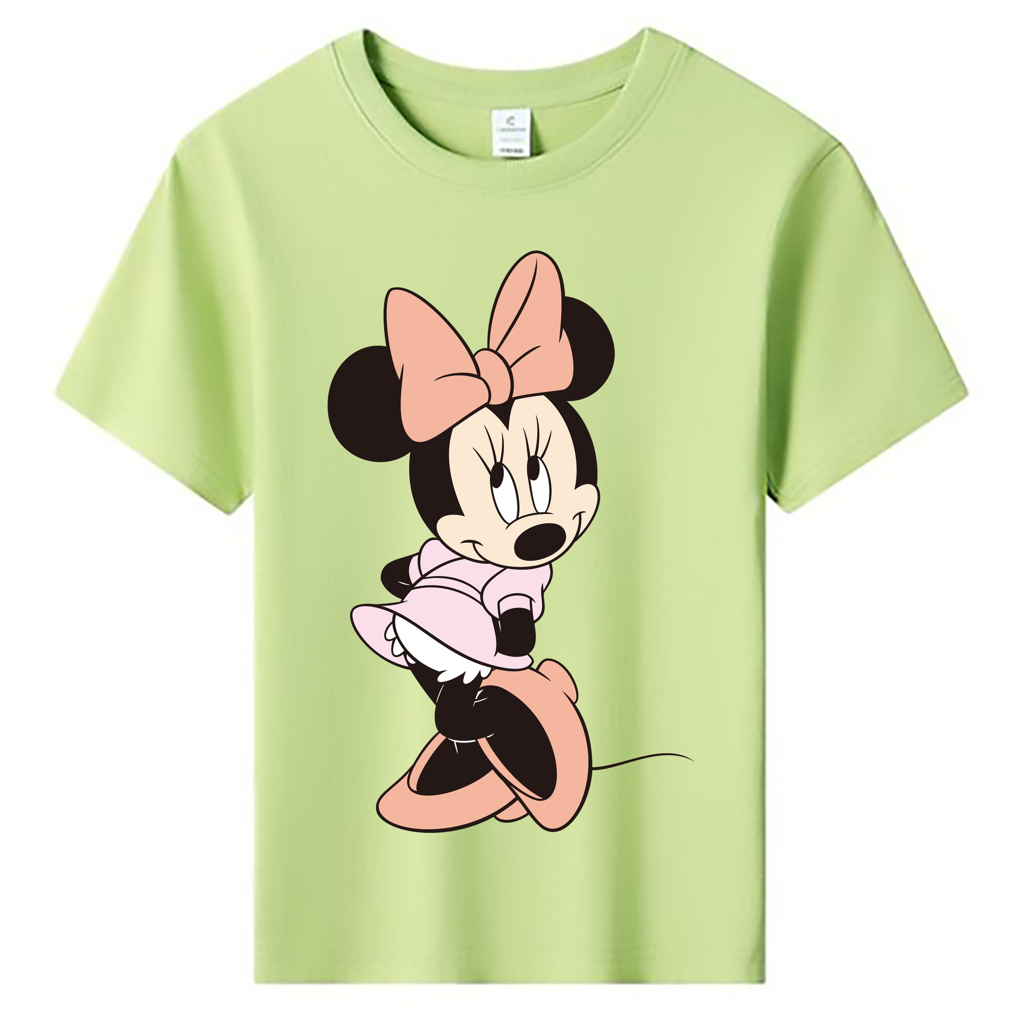 ミッキーマウス Mickey Mouse 綿100％キッズTシャツ（フロントプリント）